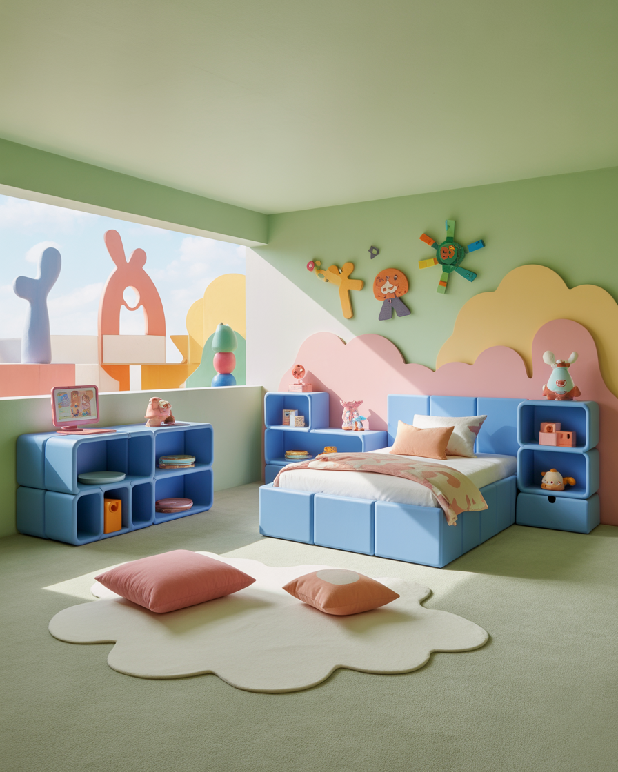 Toca Boca themed kids playroom