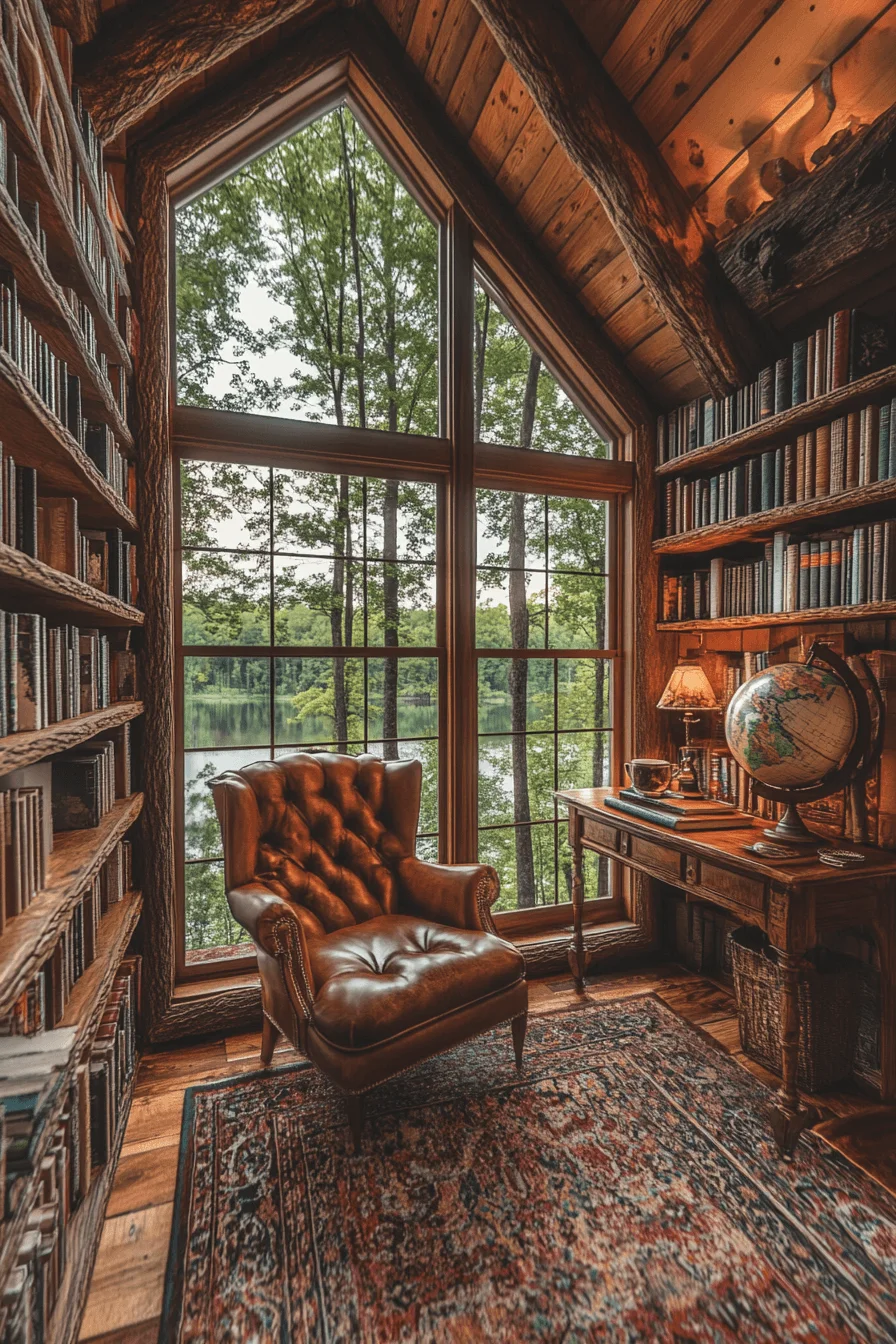 Solitude corner in cabin