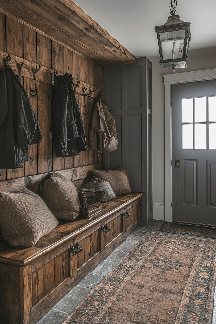 Farmhouse mudroom