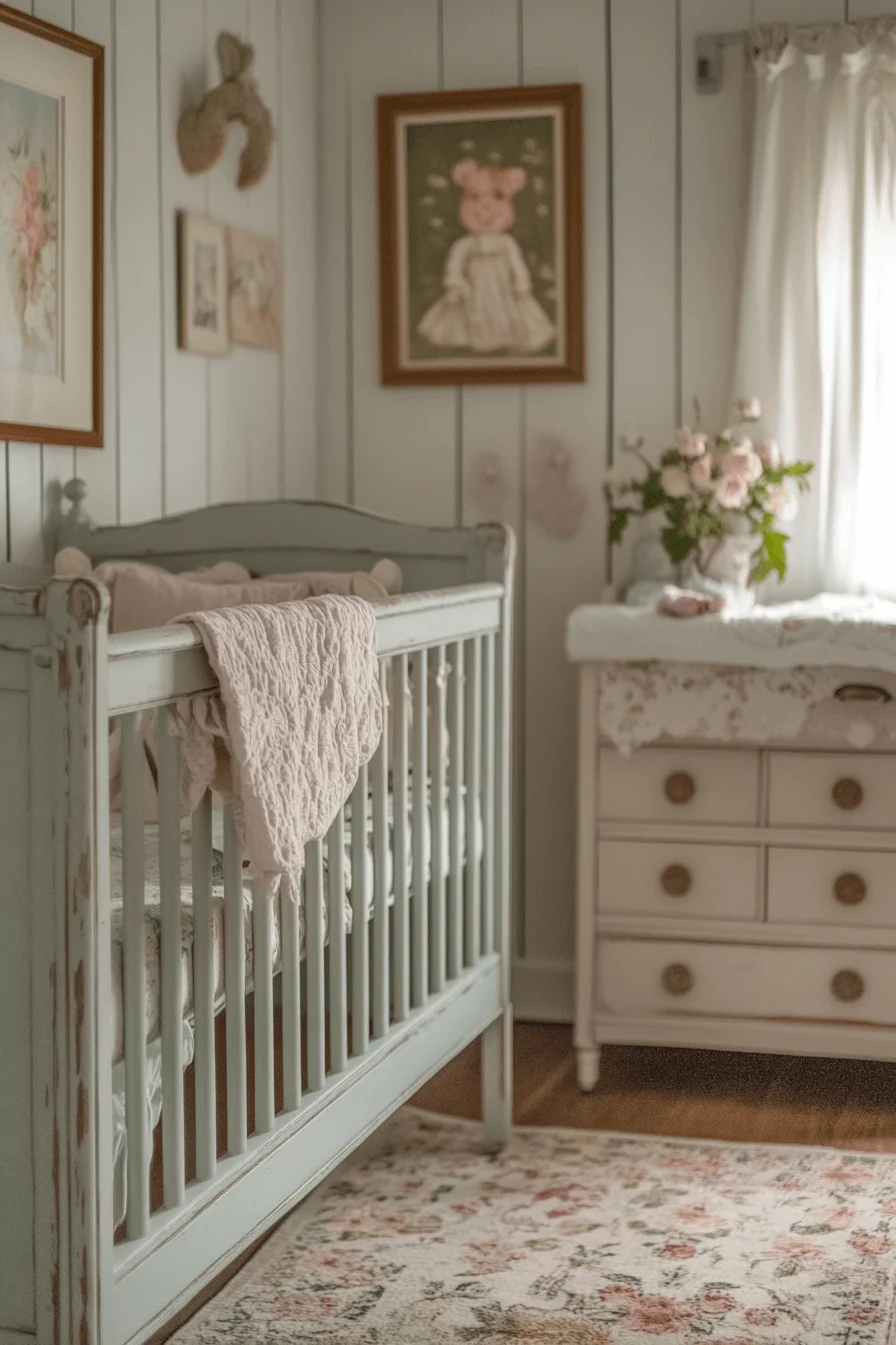 Antique farmhouse nursery