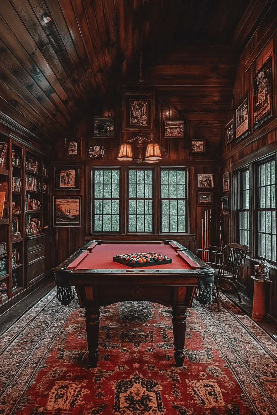 Antique farmhouse game room