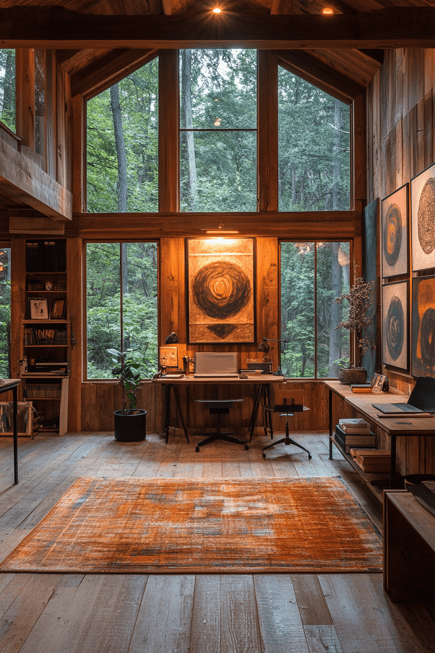 Creative Cabin Loft Interior