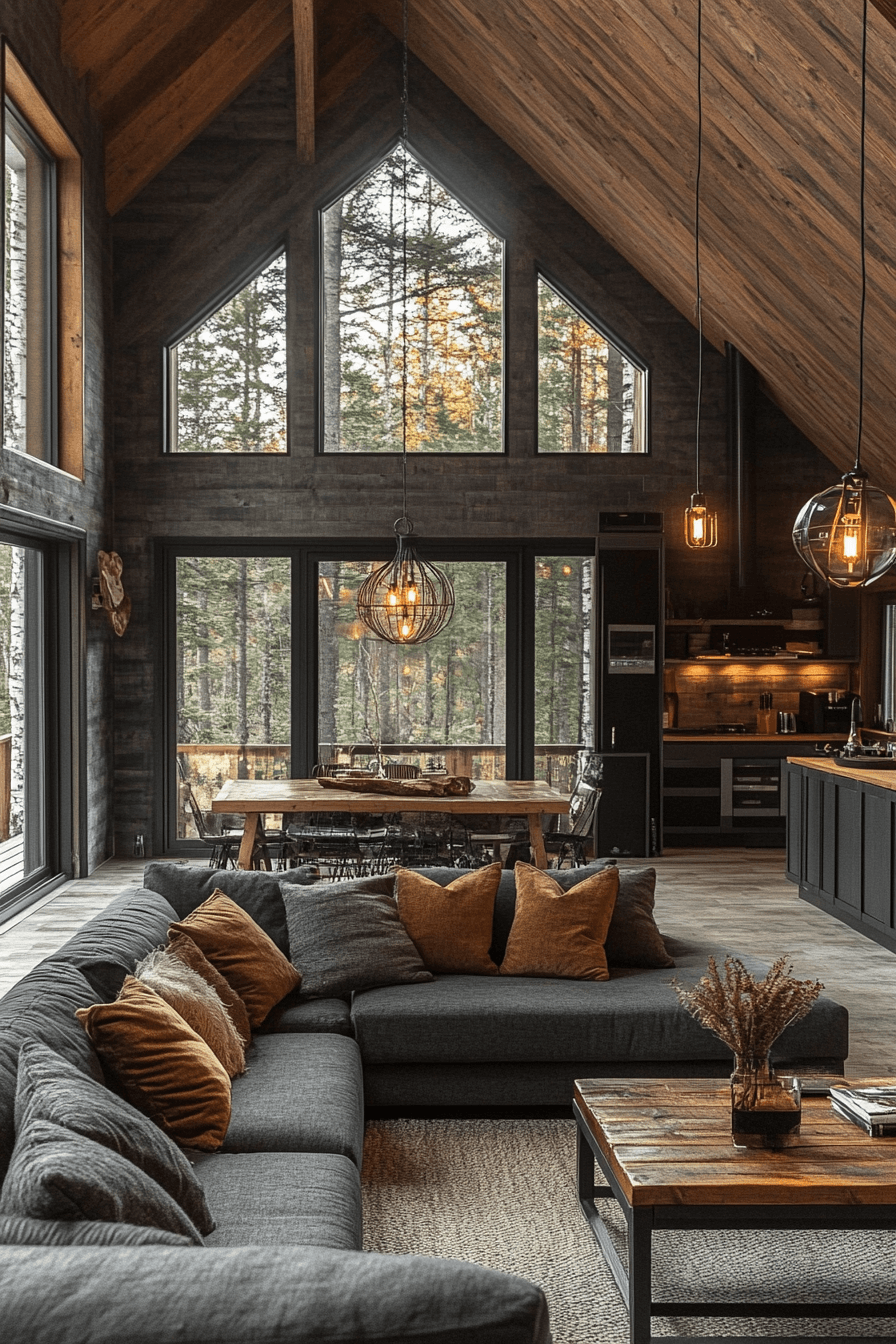 Chic Nature Lodge Interior