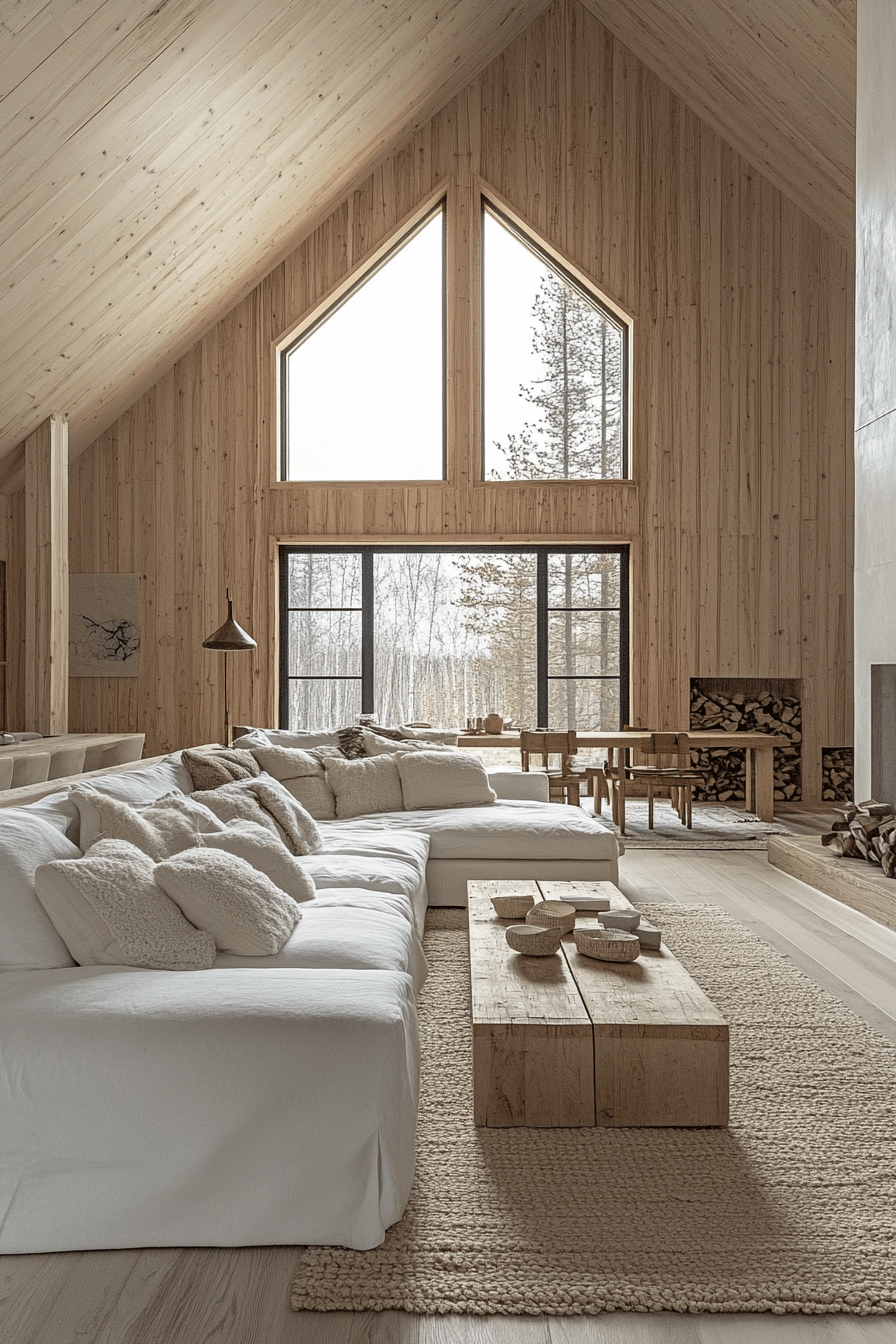 Nordic Lodge Cabin Interior