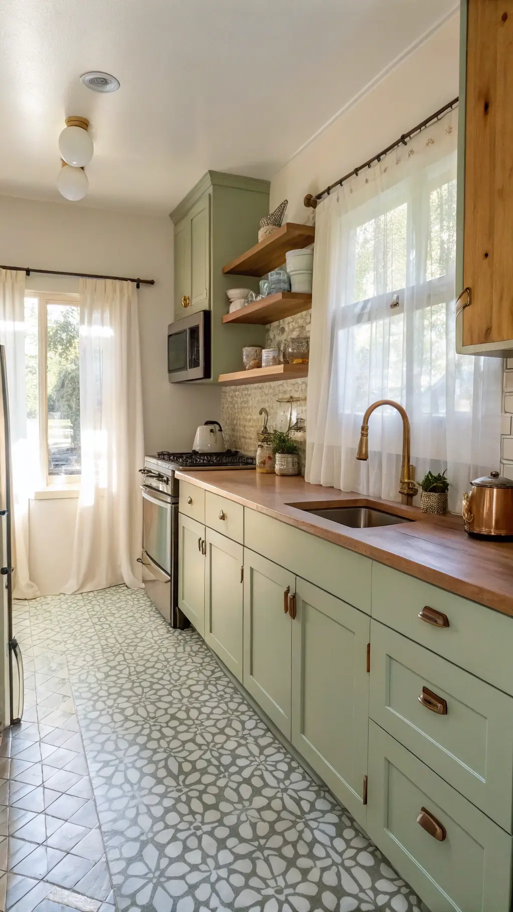 Natural lighting in kitchen photography