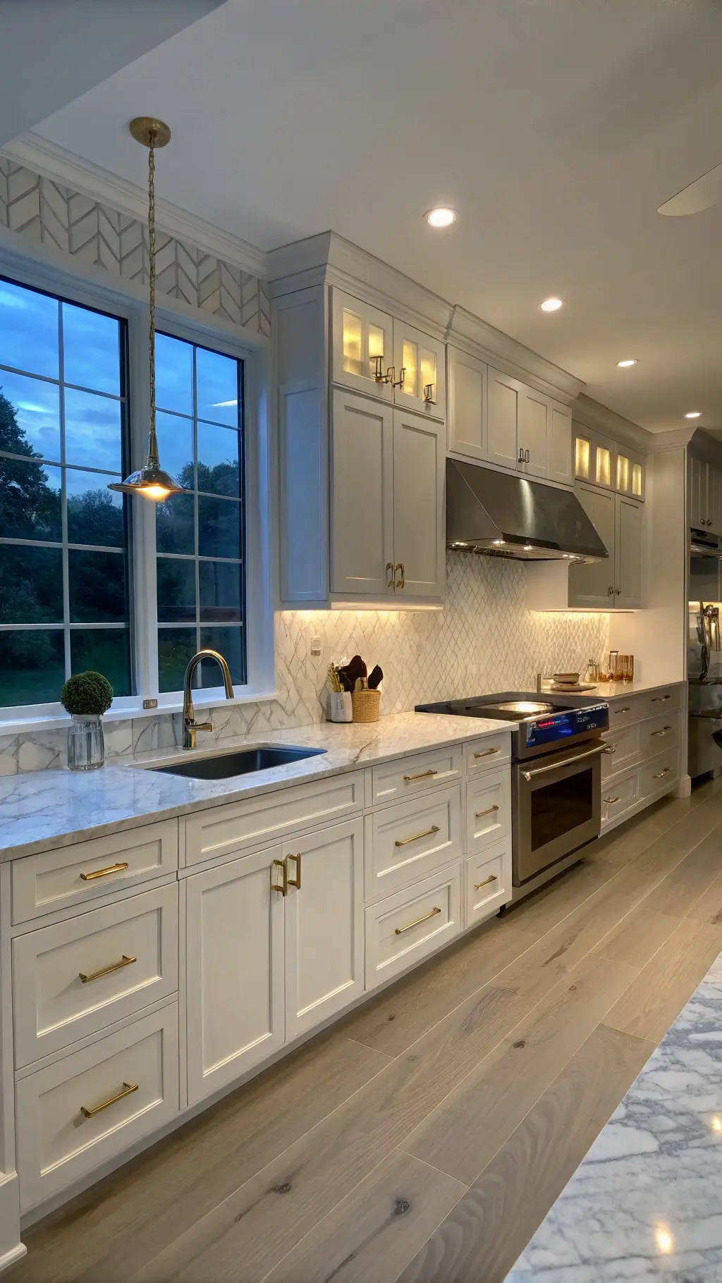 Coastal Farmhouse Kitchen Color Palette