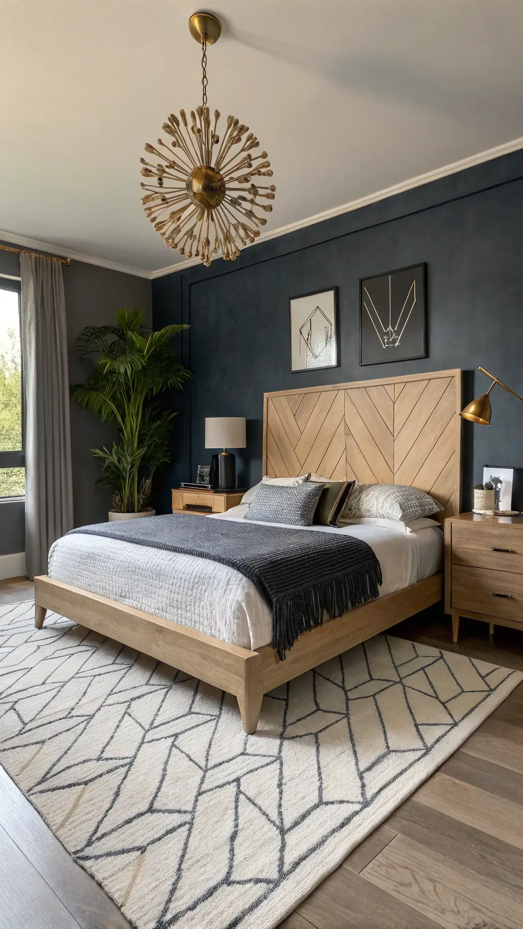 Mid-century modern bed