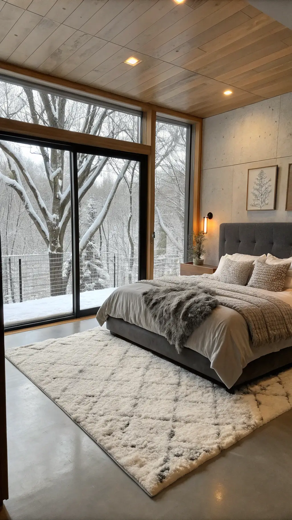 Cozy bedroom styled and photographed