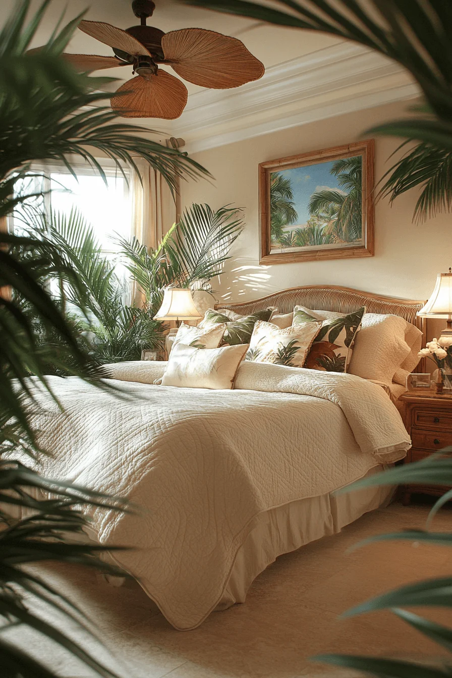 25 Dreamy Tropical Bedroom Ideas for a Relaxing Escape 10 25 Dreamy Tropical Bedroom Ideas for a Relaxing Escape