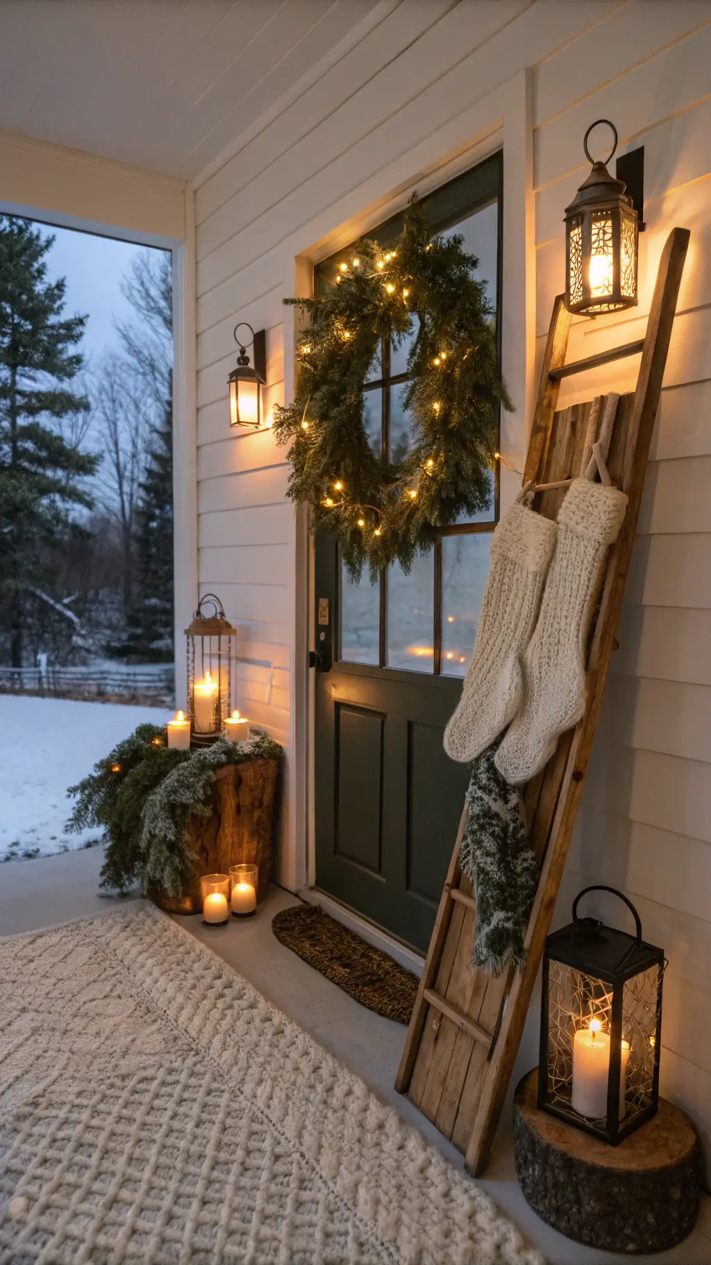 DIY Christmas decorations and thrifted holiday items