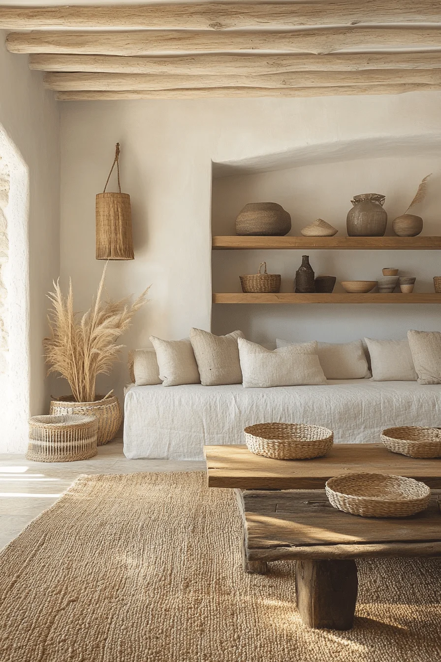 20 Scandi Boho Living Room Ideas to Blend Minimalism with Bohemian Charm