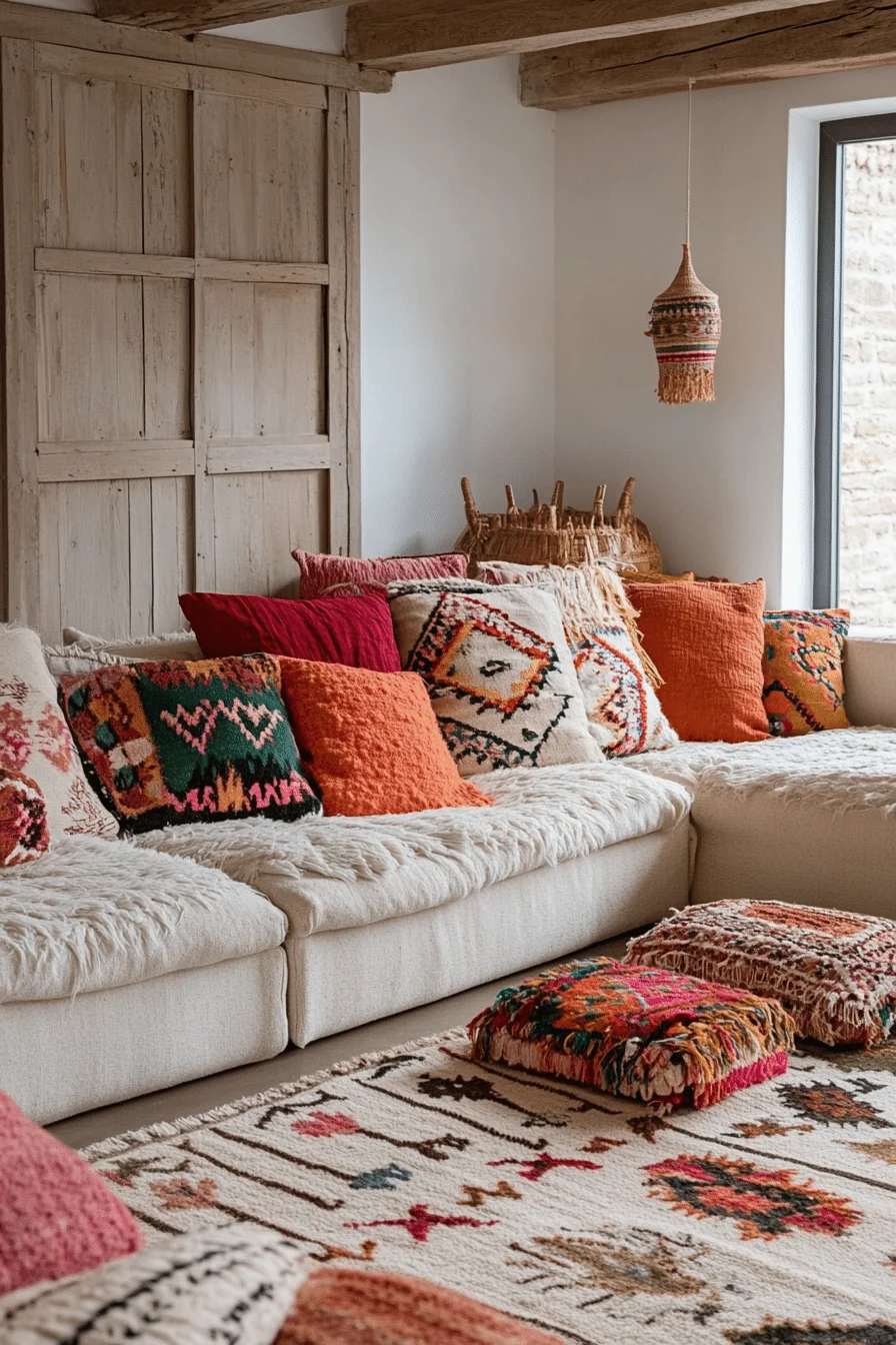 20 Scandi Boho Living Room Ideas to Blend Minimalism with Bohemian Charm