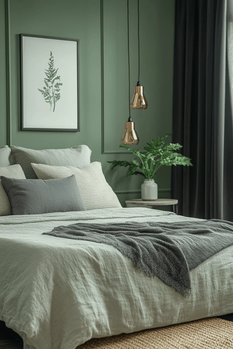 25 Sage Green Farmhouse Bedroom Ideas to Embrace the Beauty of Nature in Your Home 7 25 Sage Green Farmhouse Bedroom Ideas to Embrace the Beauty of Nature in Your Home