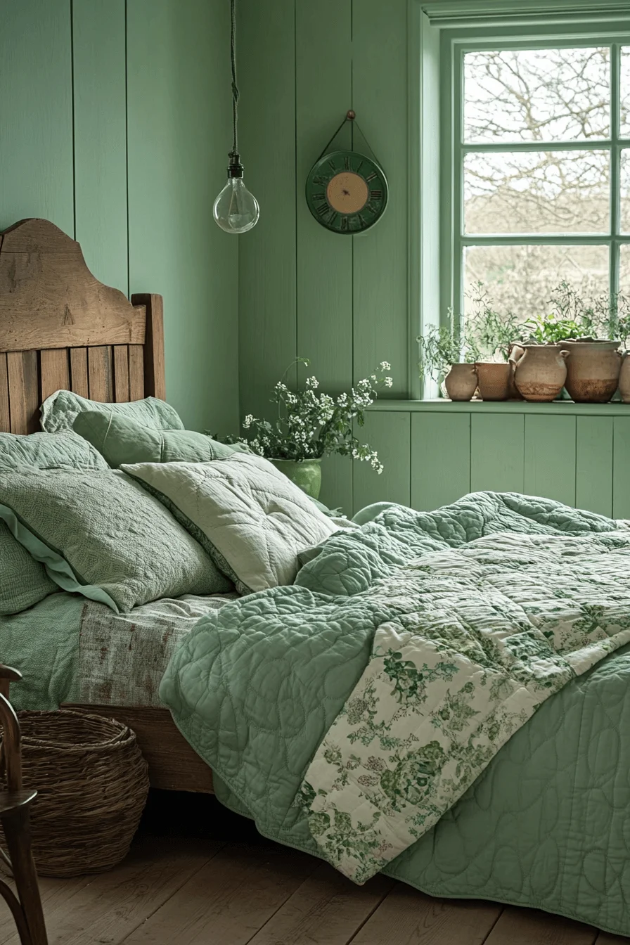 25 Sage Green Farmhouse Bedroom Ideas to Embrace the Beauty of Nature in Your Home 8 25 Sage Green Farmhouse Bedroom Ideas to Embrace the Beauty of Nature in Your Home