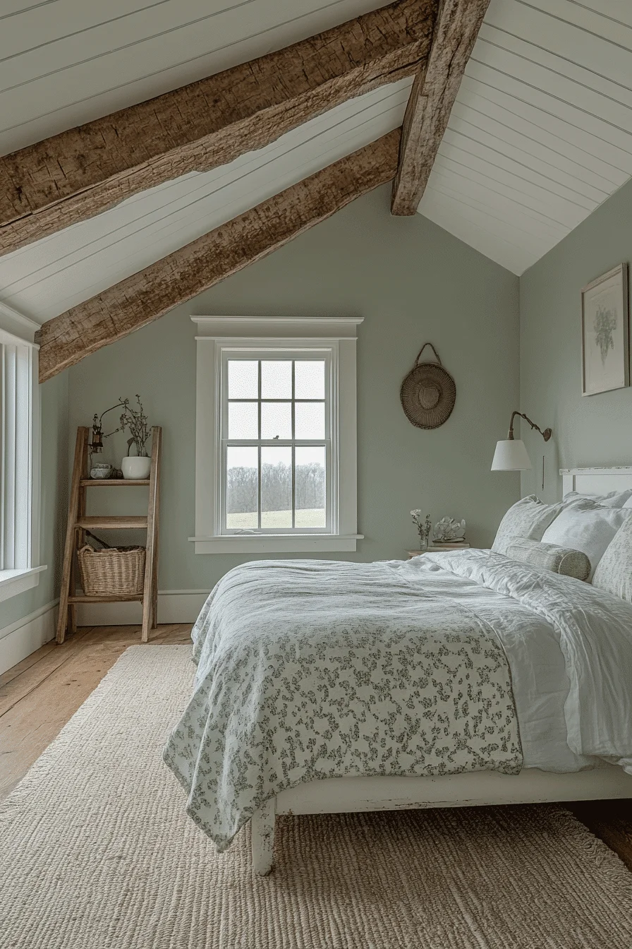 25 Sage Green Farmhouse Bedroom Ideas to Embrace the Beauty of Nature in Your Home 11 25 Sage Green Farmhouse Bedroom Ideas to Embrace the Beauty of Nature in Your Home