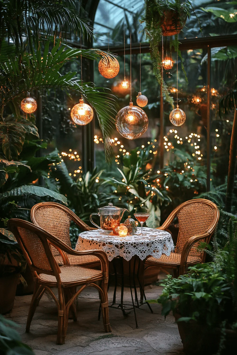 Christmas Conservatory Decor