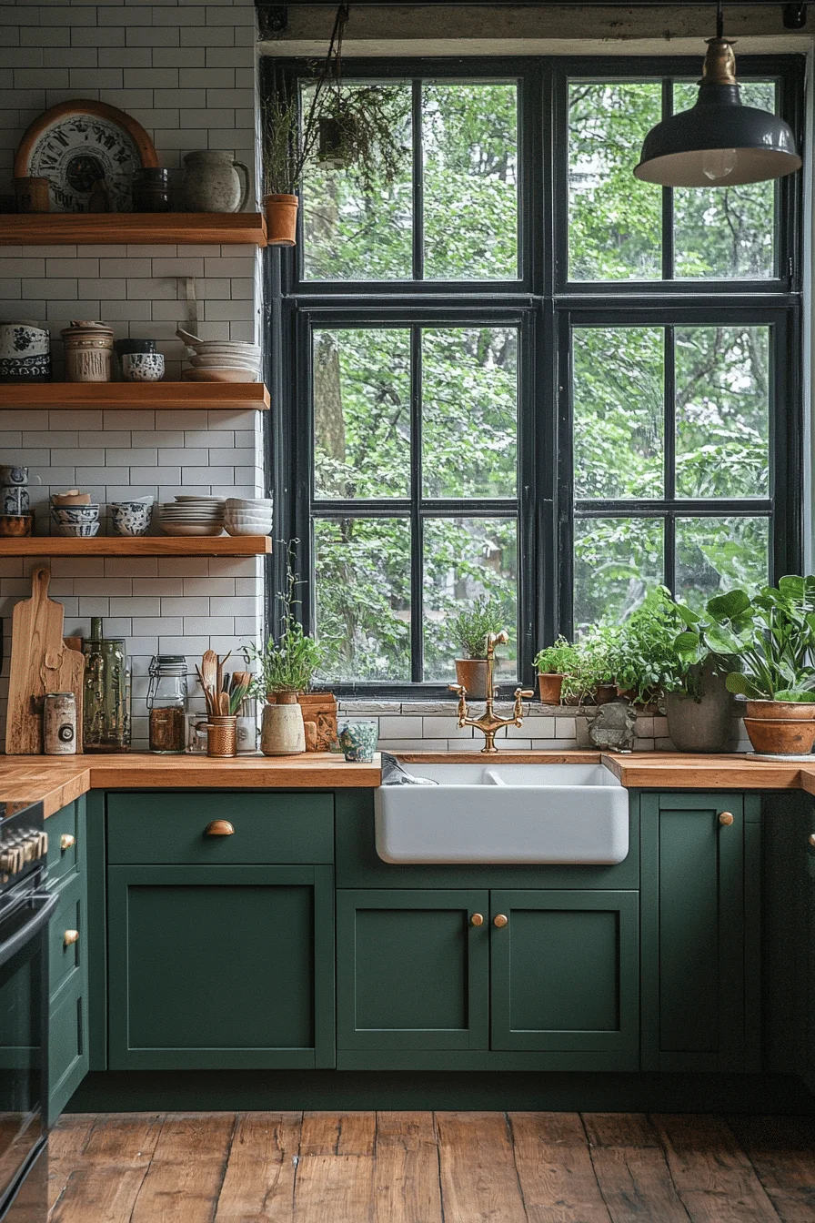 Vibrant Heritage Colors Mid Century Modern Kitchen Vibrant Heritage Colors Mid Century Modern Kitchen