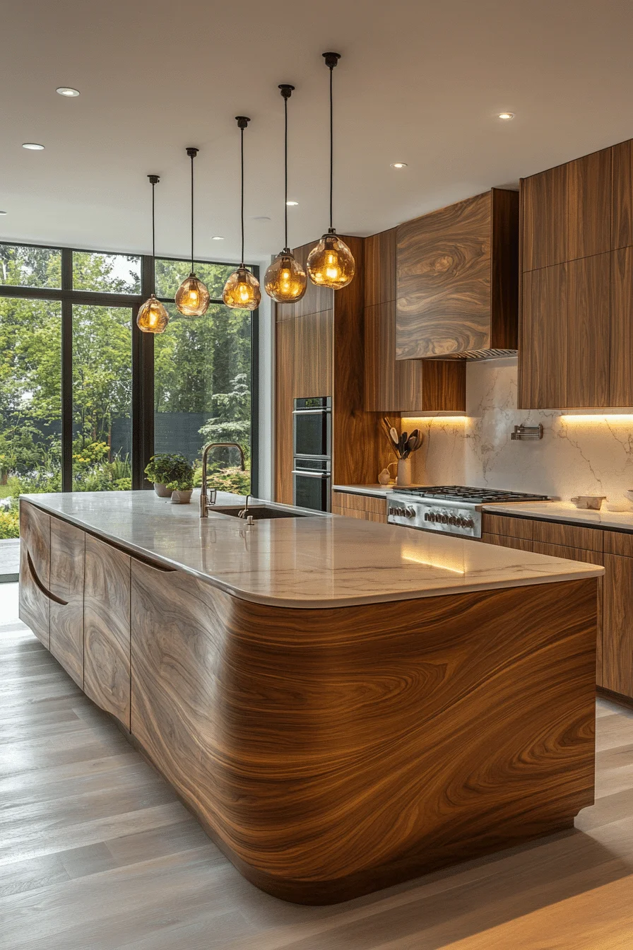 Woodgrain Rhythm Mid Century Modern Kitchen Woodgrain Rhythm Mid Century Modern Kitchen