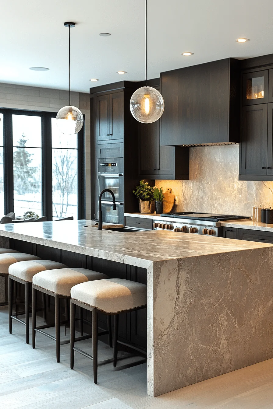 Stylish Island Centerpiece Mid Century Modern Kitchen Stylish Island Centerpiece Mid Century Modern Kitchen