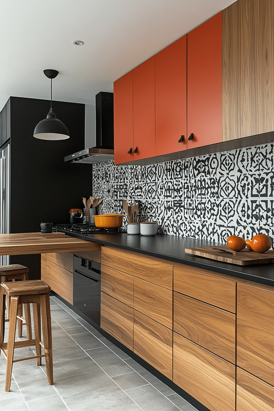 Bauhaus Geometric Influence Mid Century Modern Kitchen Bauhaus Geometric Influence Mid Century Modern Kitchen