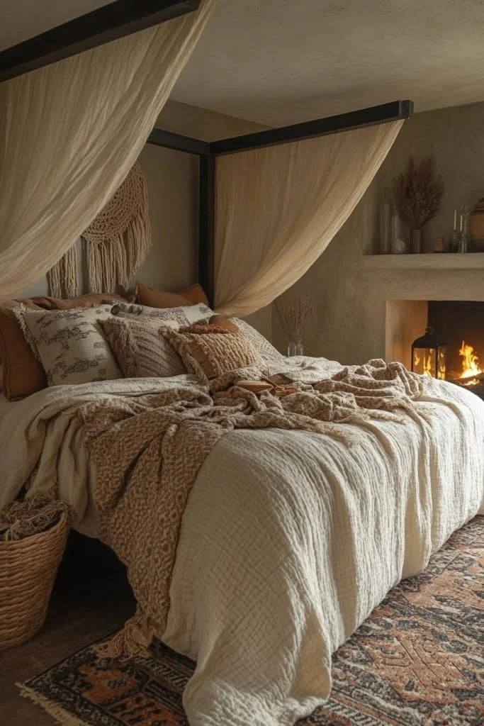 Moody Eclectic: Black Boho Retreat