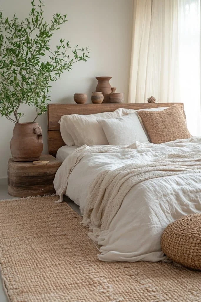 Obsidian Vibes: Boho Bedroom Ambiance