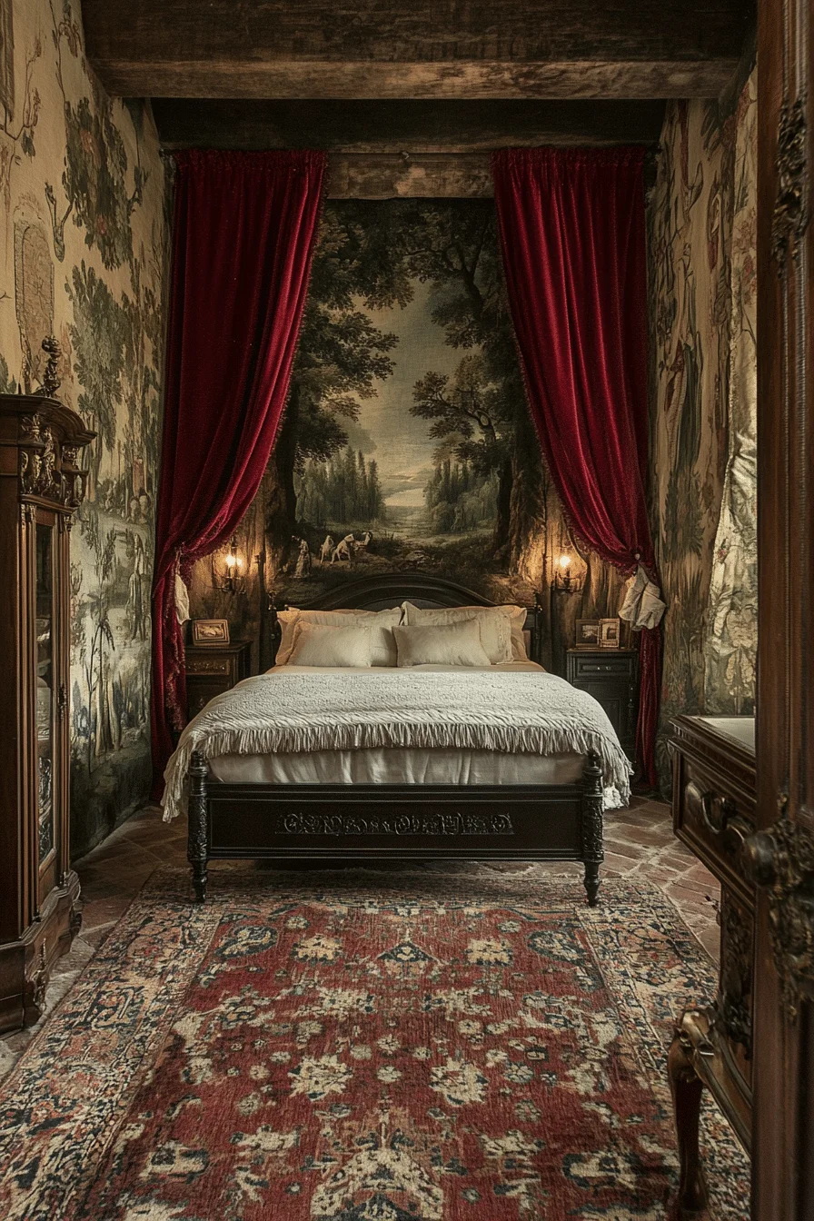 Medieval-Inspired Romance in Western Gothic Vintage Design