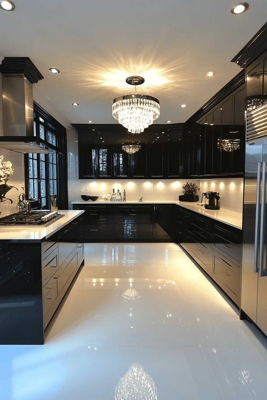 Glossy Contemporary Kitchen