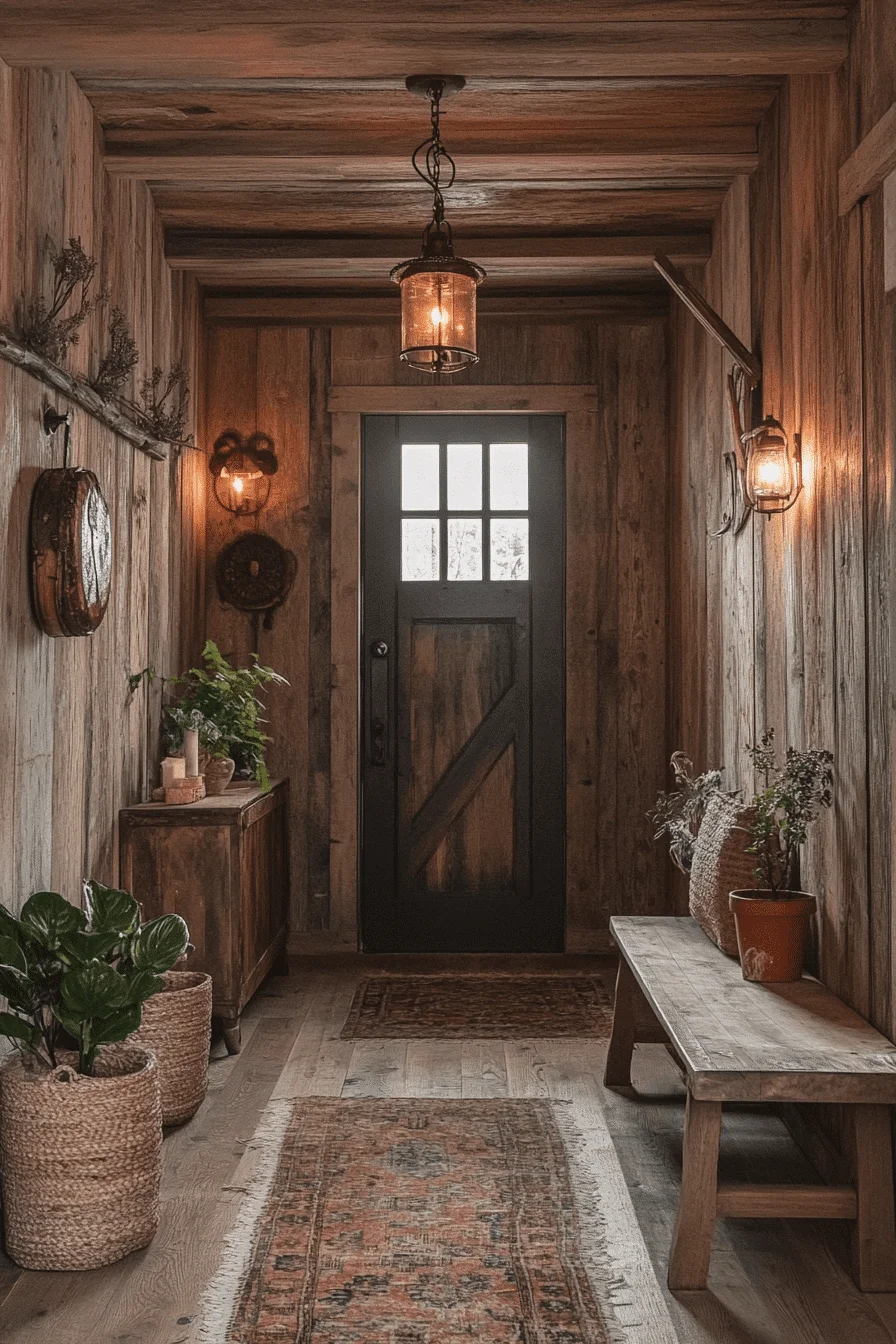 25 Rustic Hallway Ideas to Add Warmth and Charm to Your Home