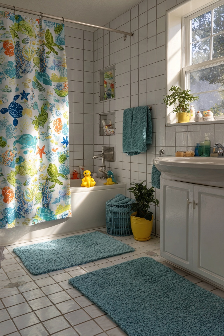 Brighten Up with Themed Shower Curtains