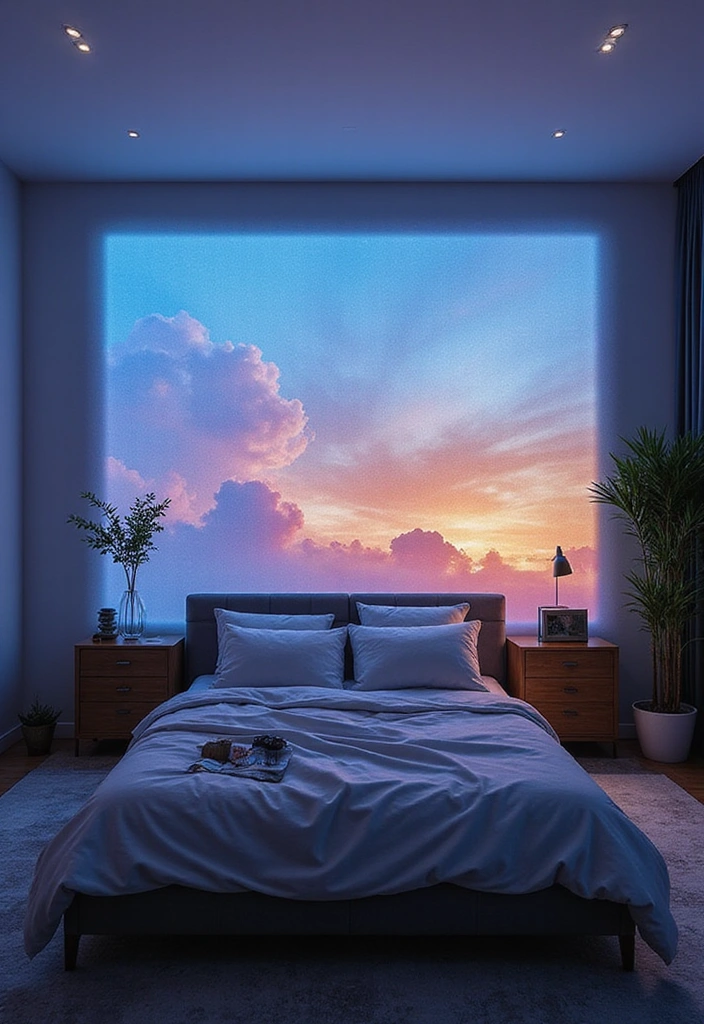 Mood-Responsive Interactive Wall Art