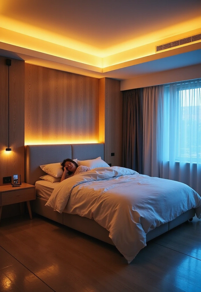 Dynamic Smart Lighting for Sleep Mood