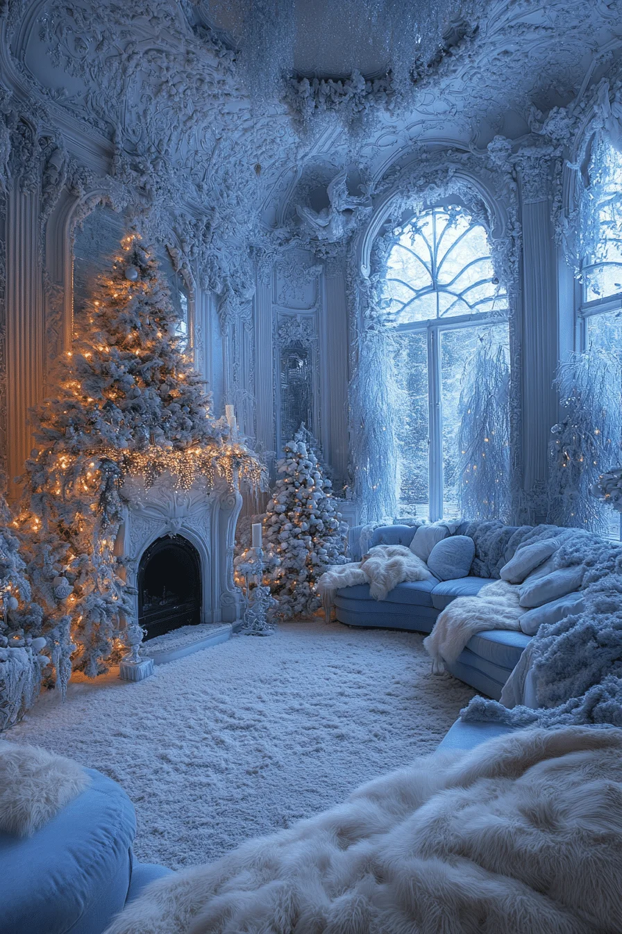 Winter Wonderland Living Space Christmas Decor
