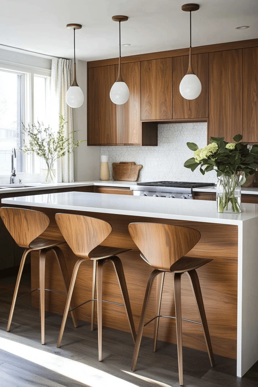 Warm Woodsy Charm Mid Century Modern Kitchen Warm Woodsy Charm Mid Century Modern Kitchen