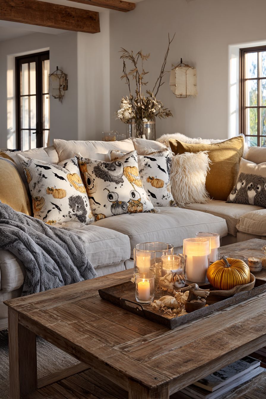 Cozy Throws Featuring Halloween Designs