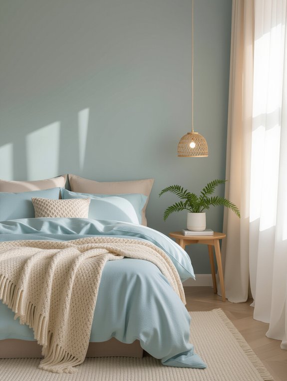 calming bedroom color scheme