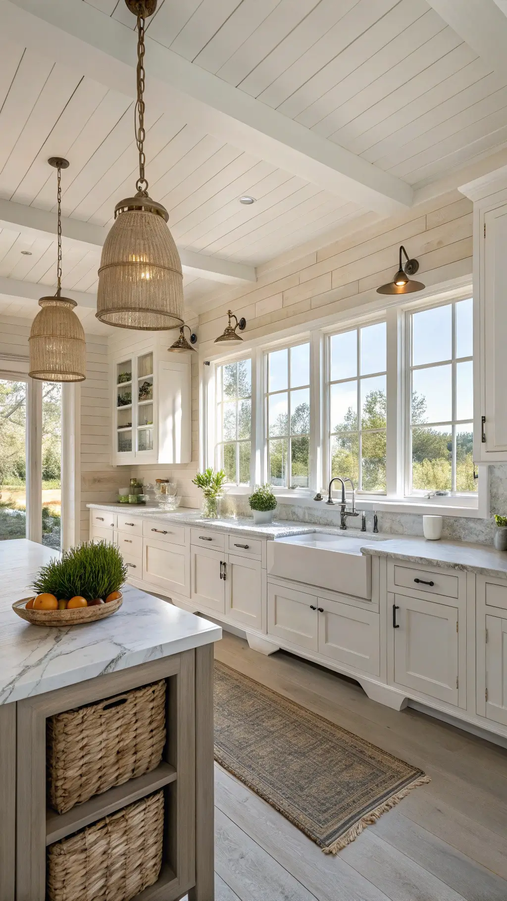 Coastal Farmhouse Kitchen Design