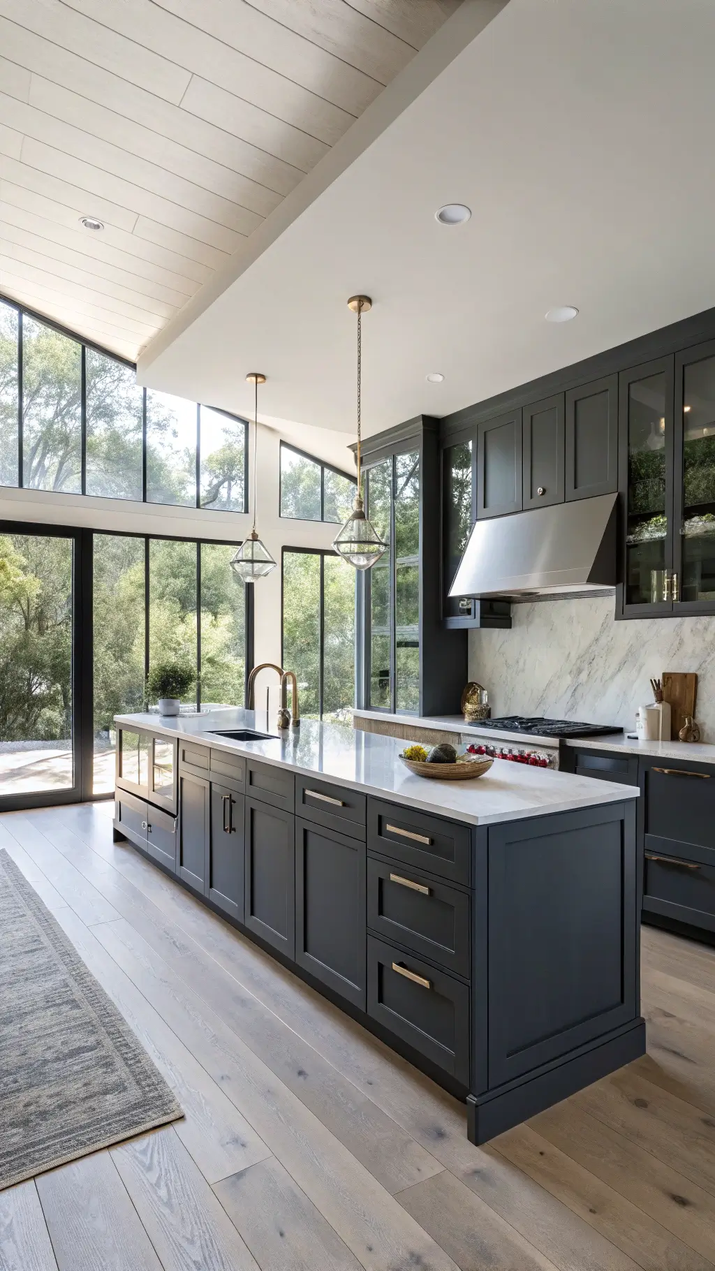 Dark Grey Kitchen Cabinets