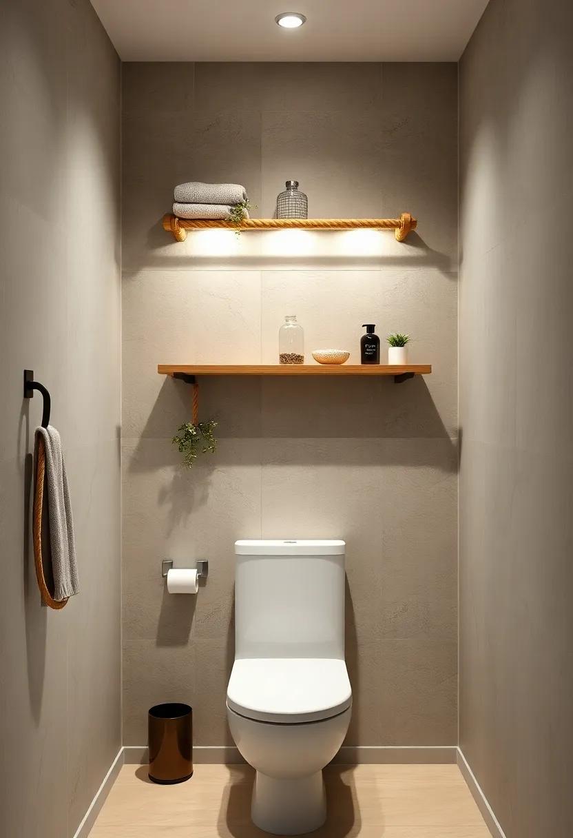 Mount Stylish Rope Shelves To Blend Nautical Influences With Practical Storage Solutions