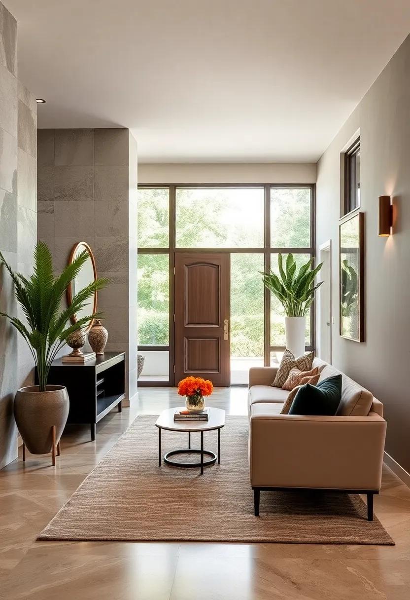 The Art of Balancing Minimalism and Luxury With Curated Statement Pieces at the Entry