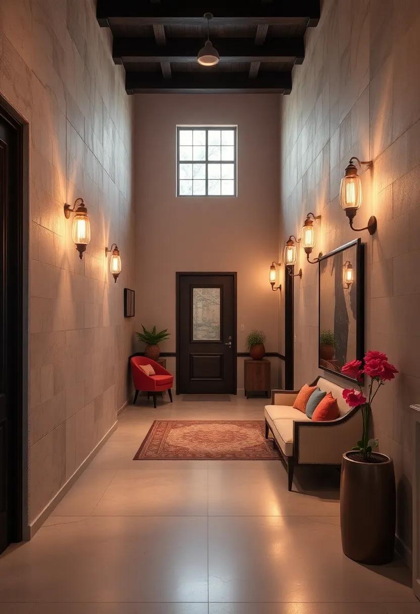 Wall Sconces With Vintage Edison Bulbs Creating an Intimate Glow Steeped in Elegance