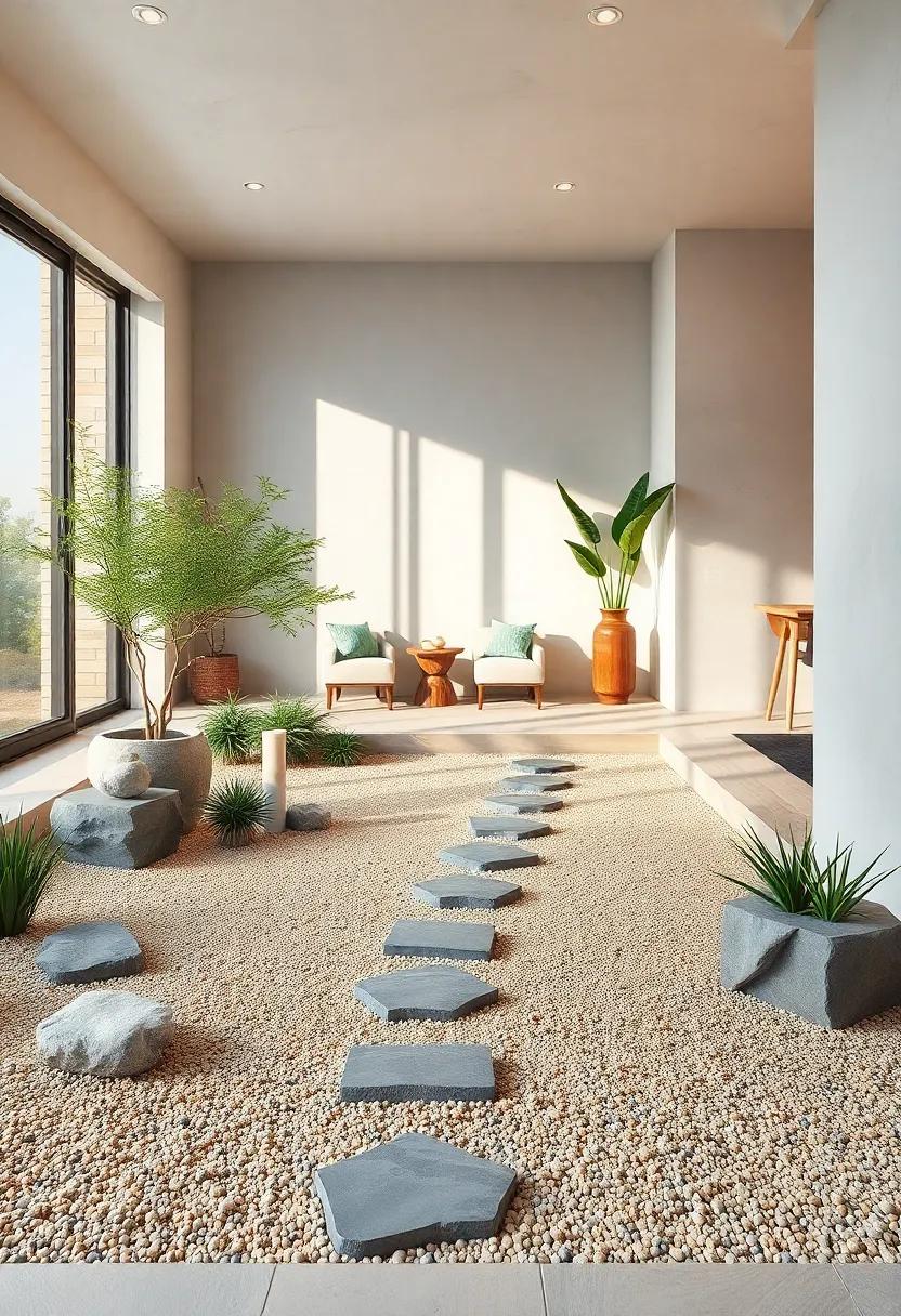 Stone Pathways Leading the Eye Gently Through a Compact, Meditative Front Yard Landscape