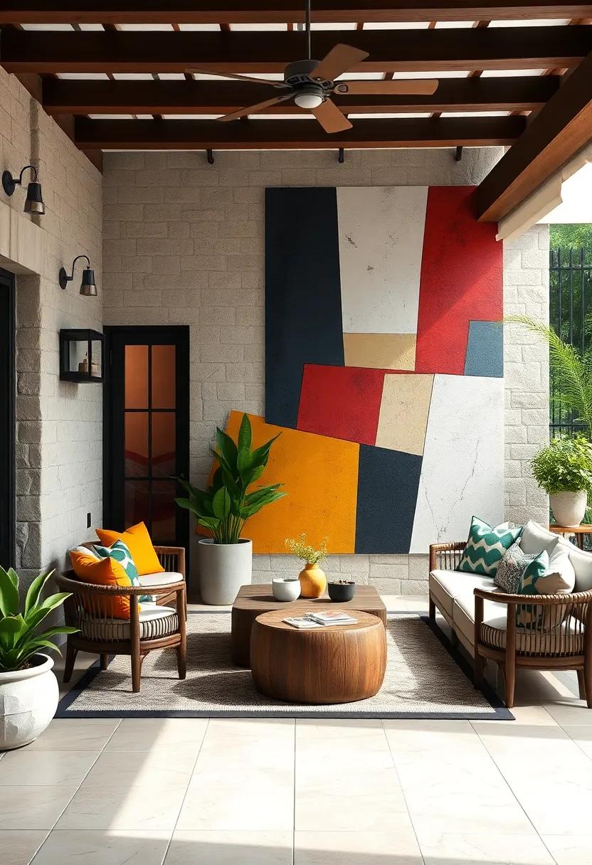 Contemporary Cubism Inspired Murals Featuring Fragmented Perspectives and Dynamic Shapes