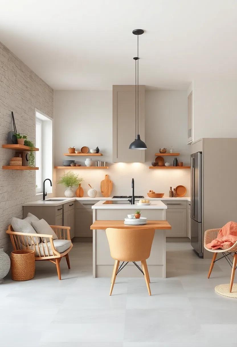 Calming Scandinavian Color Palettes Featuring Soft Neutrals and Earthy Hues Enhancing Spacious and Light-filled Kitchens