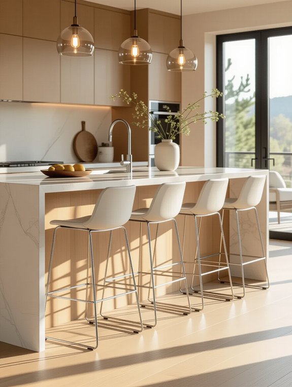 sleek functional modern seating