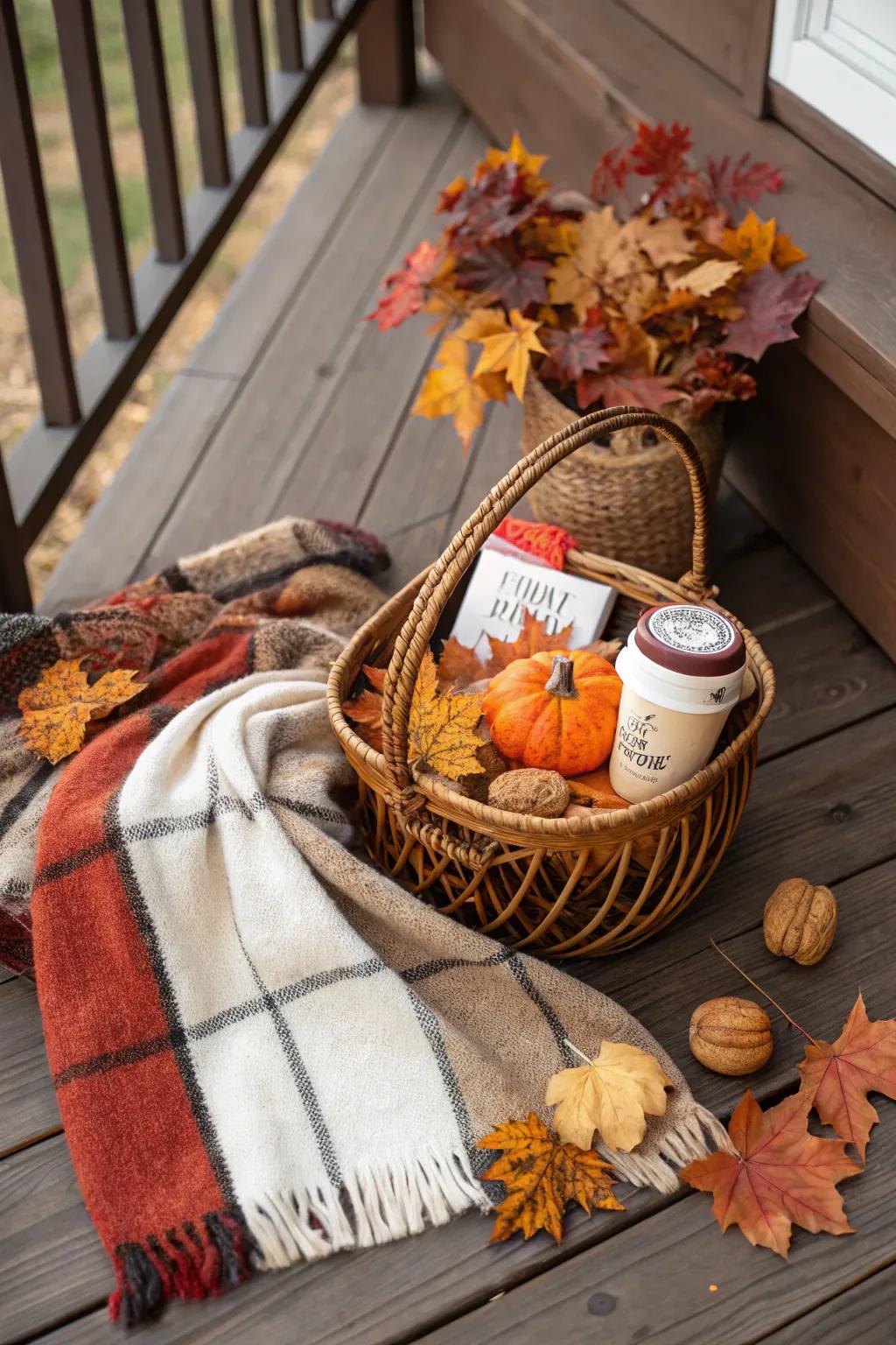 Celebrate the changing seasons with themed baskets.