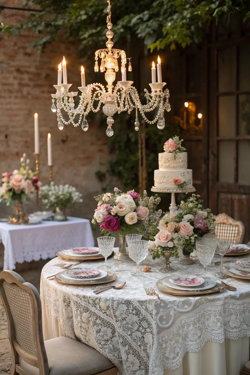 Vintage-inspired wedding theme with timeless elegance.