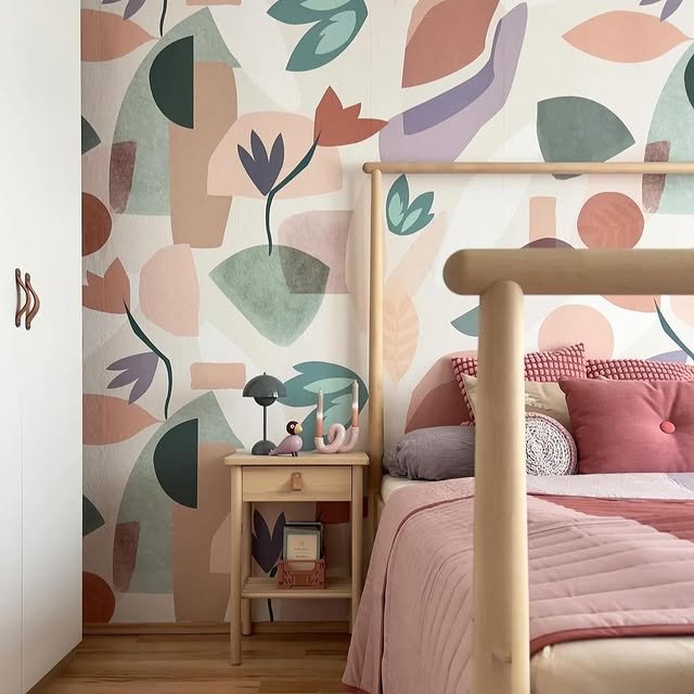 Soft pastel bedroom
