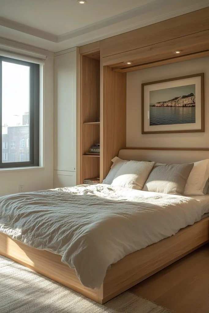 Space-Savvy Minimalist Bedroom