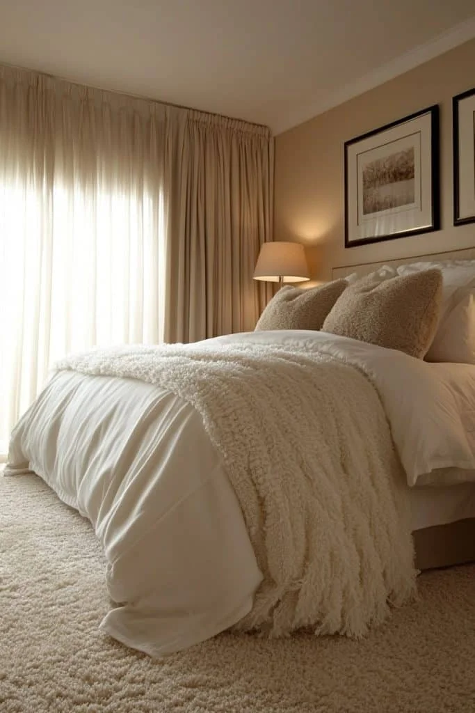 Soft and Subtle Color Scheme Bedroom